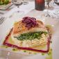 Halibut with Spinach